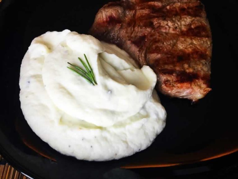 Rosemary & Garlic Mashed Cauliflower