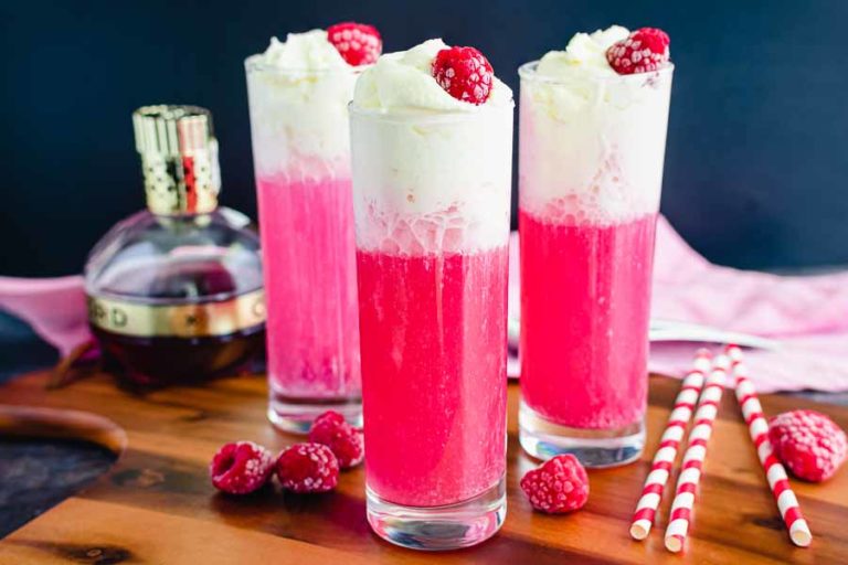 Adult Raspberry Italian Cream Soda