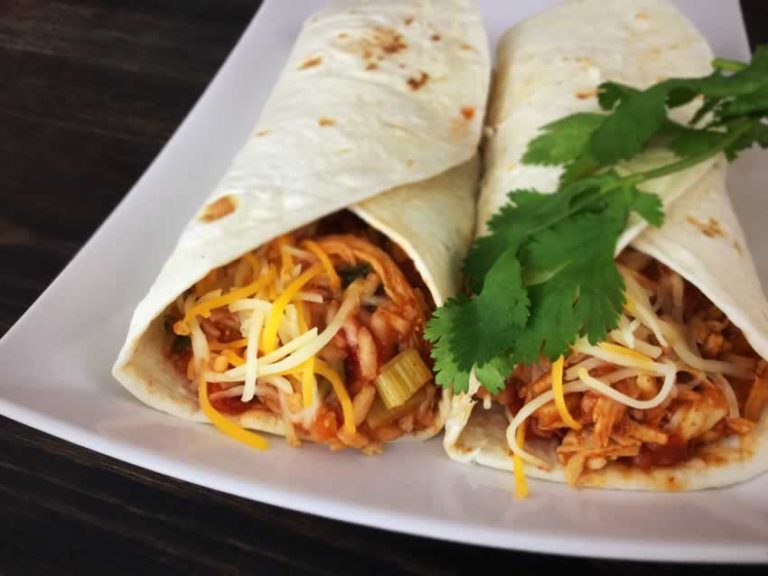 Chicken and Rice Burritos