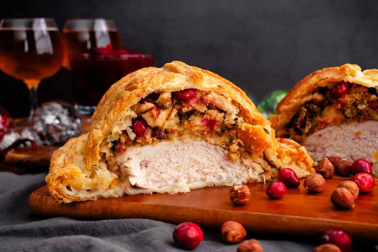 Cranberry Hazelnut Turkey Wellington