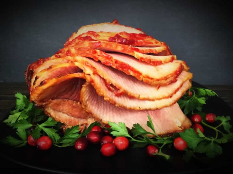 Oven-Roasted Cranberry-Dijon Glazed Ham