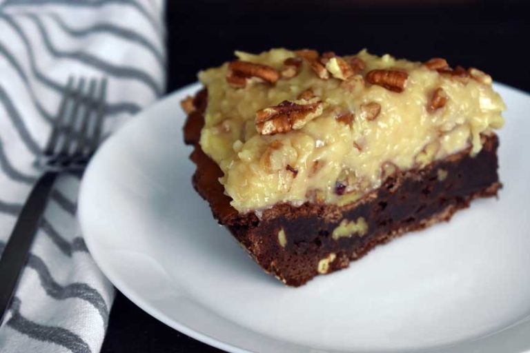 German Chocolate Brownie Pie