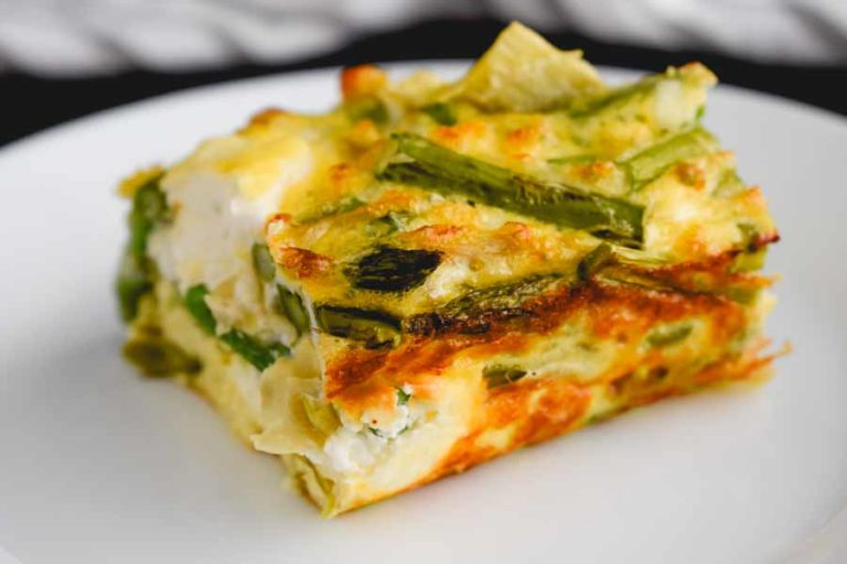 Asparagus and Artichoke Breakfast Casserole