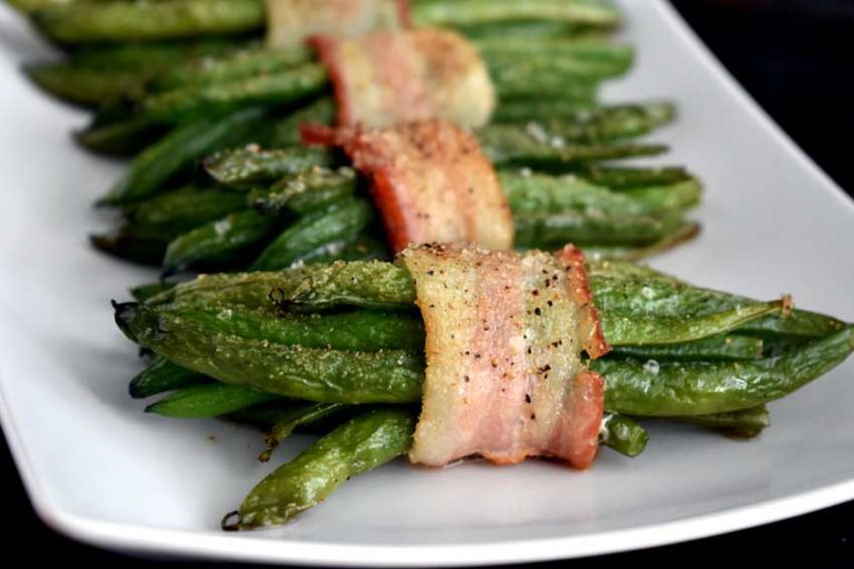 Bacon Wrapped Green Bean Bundles