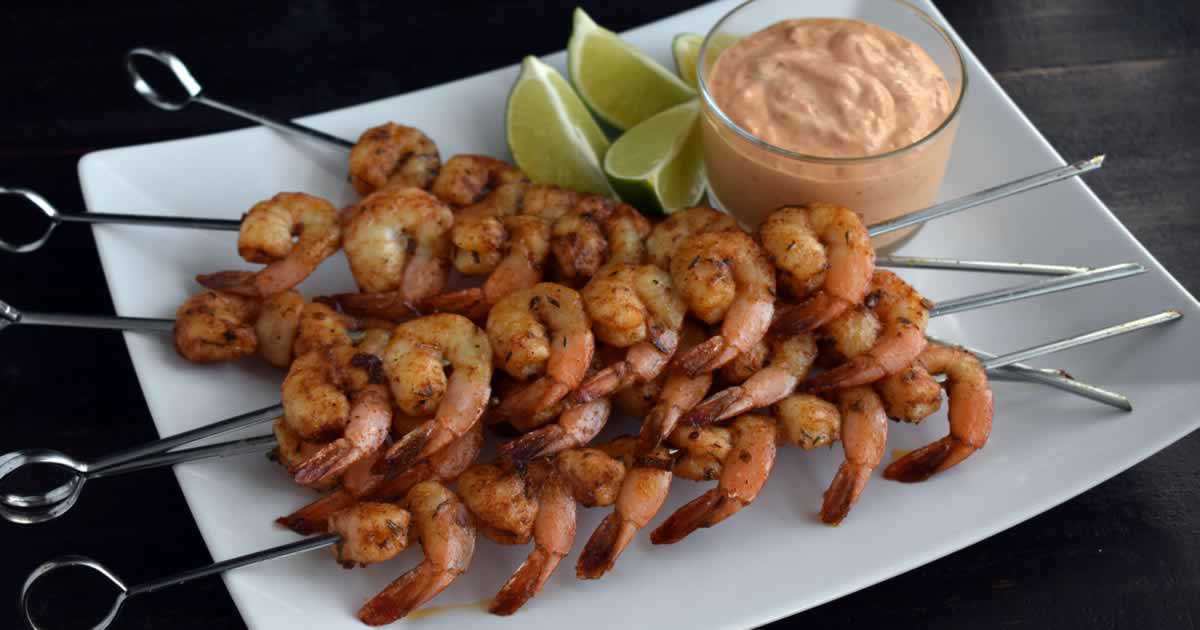 Louisiana Cajun Shrimp with Chipotle Mayonnaise - Recipe Review by The ...