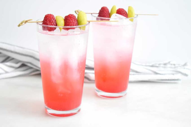 Raspberry Key Lime Italian Soda