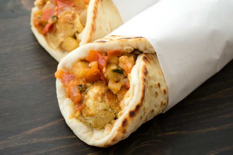 Spiced Moroccan Chicken Wrap