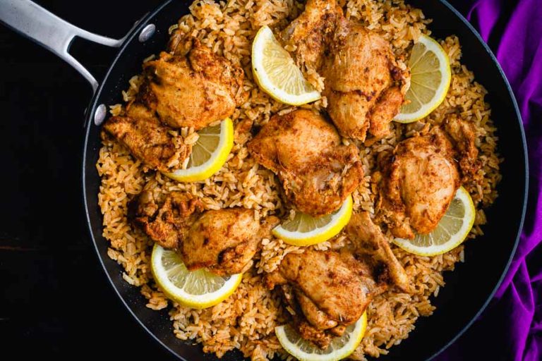 One Pan Spanish Chicken and Rice