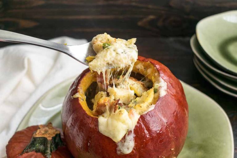 Pumpkin Stuffed with Everything Good