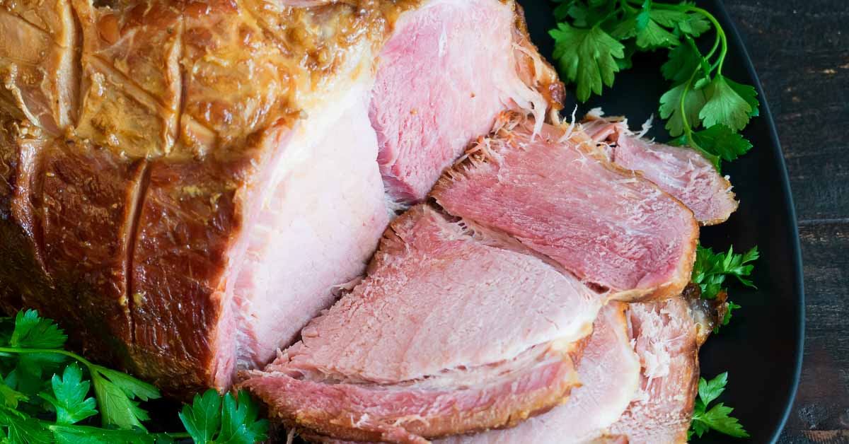 Crock-Pot Brown Sugar Glazed Ham - Recipe Review by The Hungry Pinner