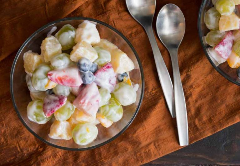 Skinny Ambrosia Fruit Salad