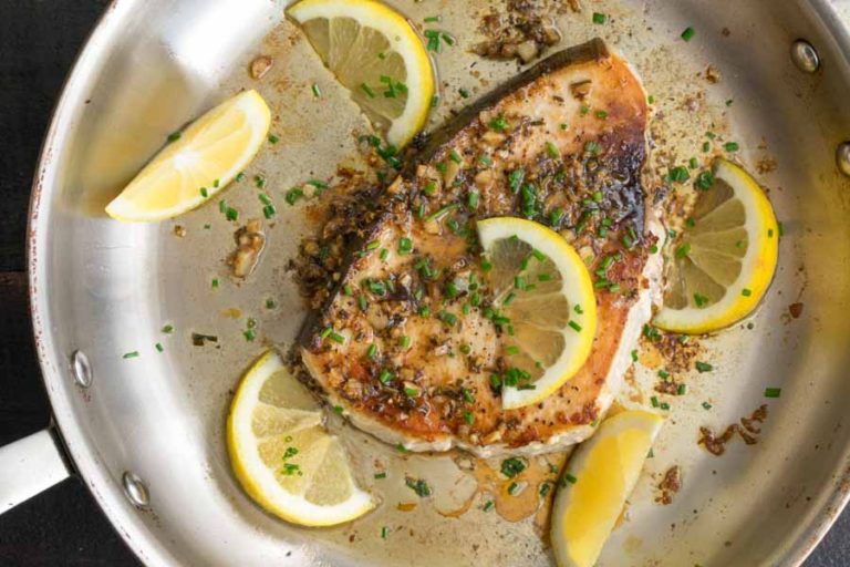 Lemon Garlic Swordfish