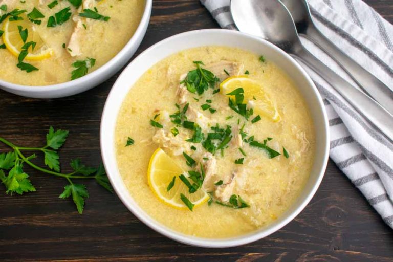 Avgolemono Soup (aka Greek Lemon Chicken Soup)