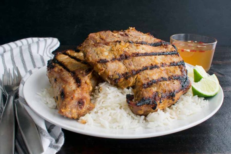 Vietnamese Grilled Lemongrass Pork Chops