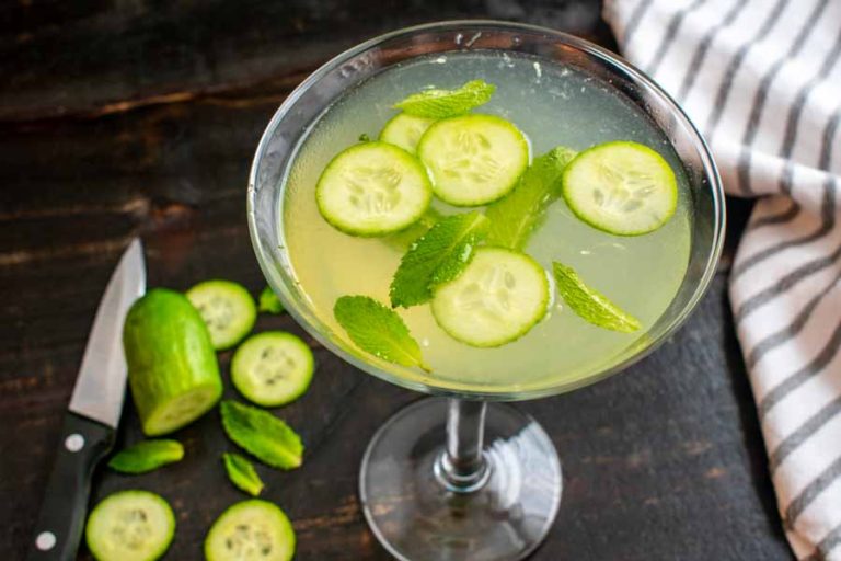 Cucumber Mint Martini