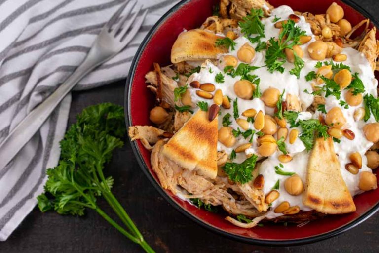 Lebanese Chicken Fatteh