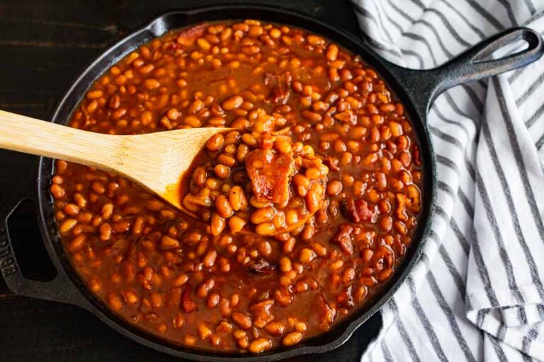 Slow Cooker Bourbon Baked Beans