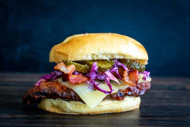 Summertime Fried Chicken Sandwiches with Tangy Slaw