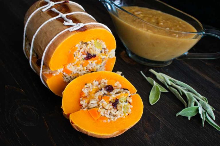 Stuffed Roasted Butternut Squash