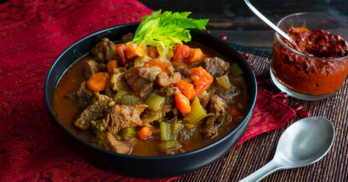 Moroccan Beef Stew - Recipe Review by The Hungry Pinner