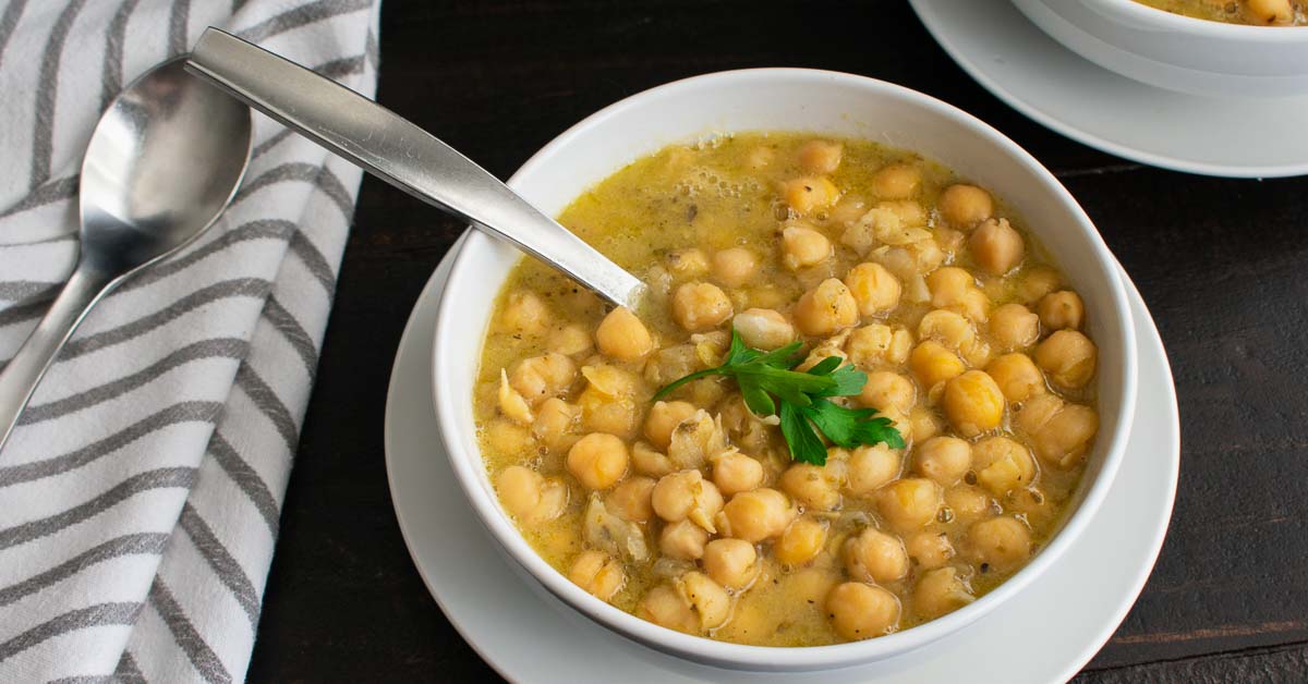 Greek Chickpea Soup With Lemon & Oregano (Revithosoupa) - Recipe Review ...