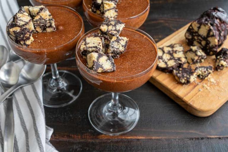 Portuguese Chocolate Mousse with Chocolate Salami