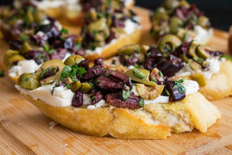 Herbed Olive Tapenade With Goat Cheese Bruschetta - Recipe Review by ...