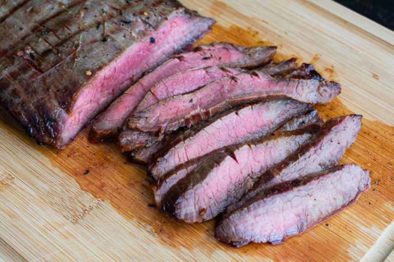 Bourbon Marinated Grilled Flank Steak