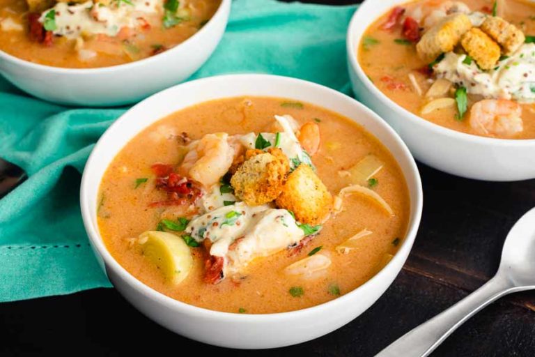 Slow-Cooker Shrimp & Crab Bisque