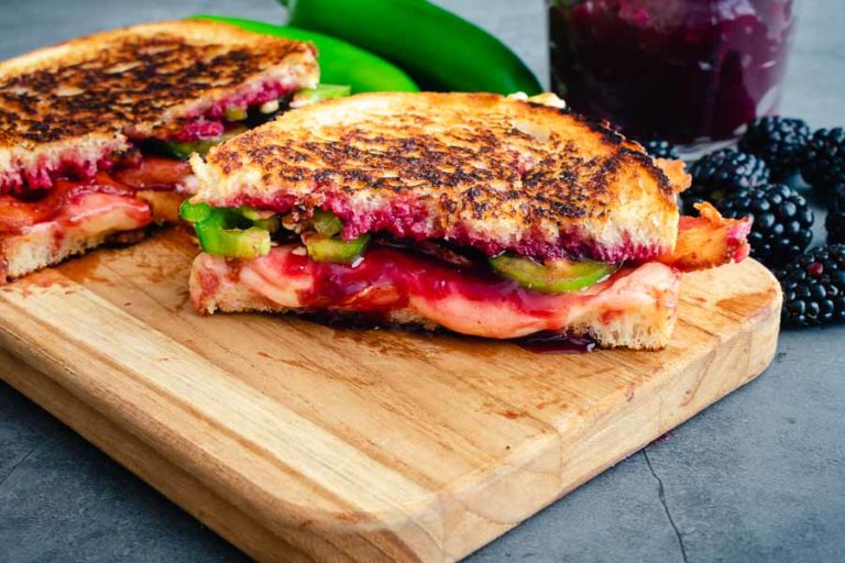 Blackberry Bacon Grilled Cheese