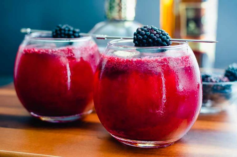 Blackberry Coulis Cocktail