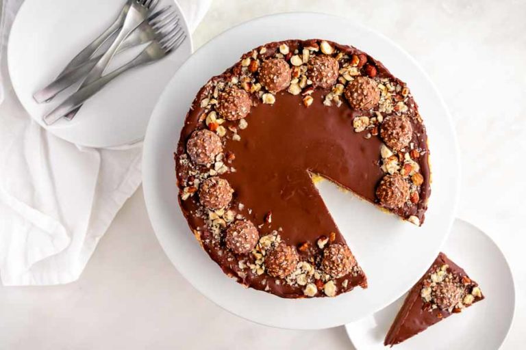 Ferrero Rocher Nutella Tart