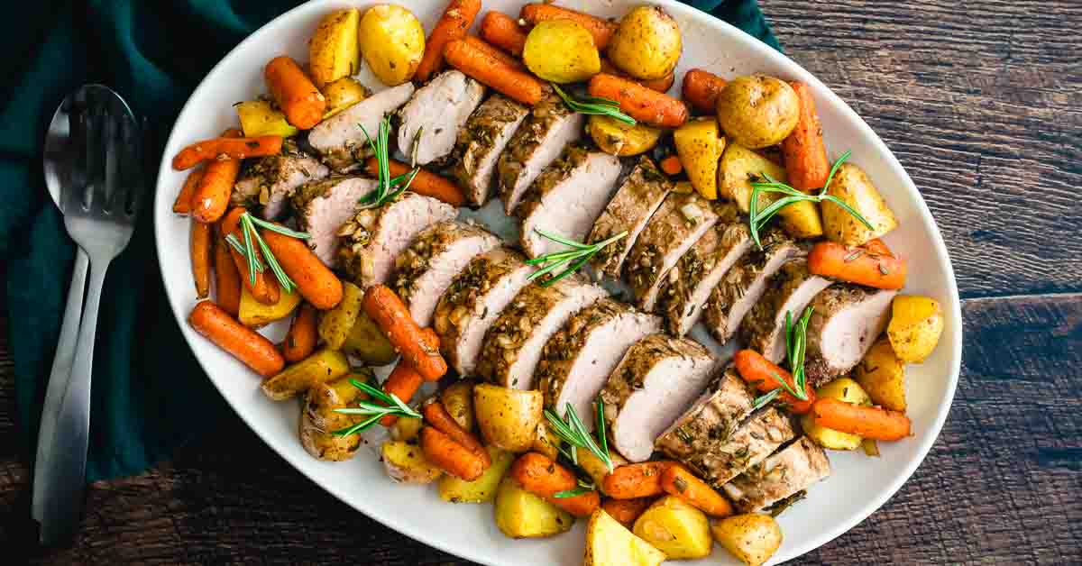 Sheet Pan Roast Pork Tenderloin with Potatoes - Recipe Review by The ...