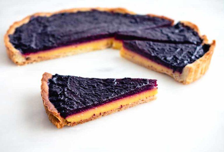 Blueberry–Lemon Curd Tart