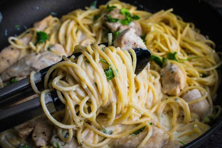 Creamy Cilantro-Lime Chicken Pasta