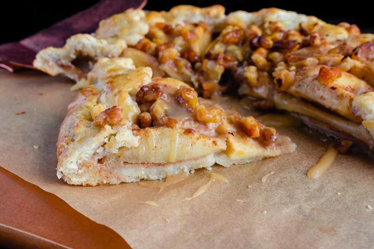 Salted Caramel Apple Galette