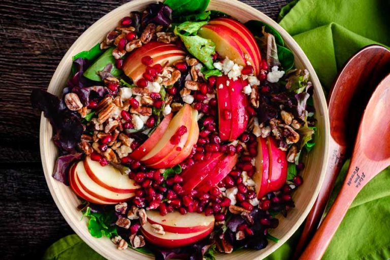 Apple Pomegranate Salad