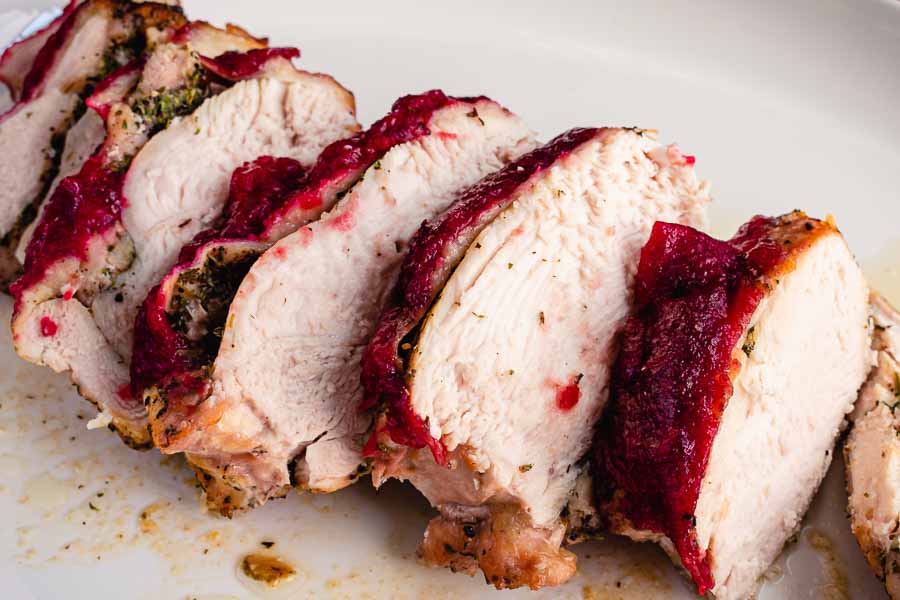 Cranberry Glazed Turkey Breast Recipe Review By The Hungry Pinner