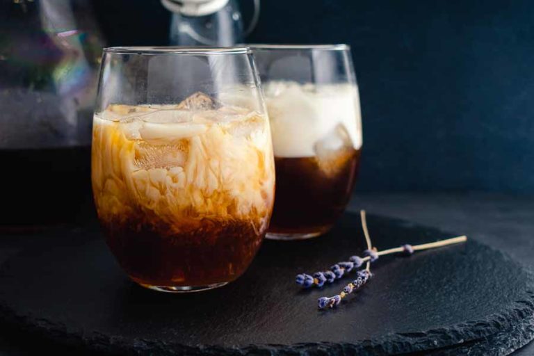 Lavender Cold Brew Latte