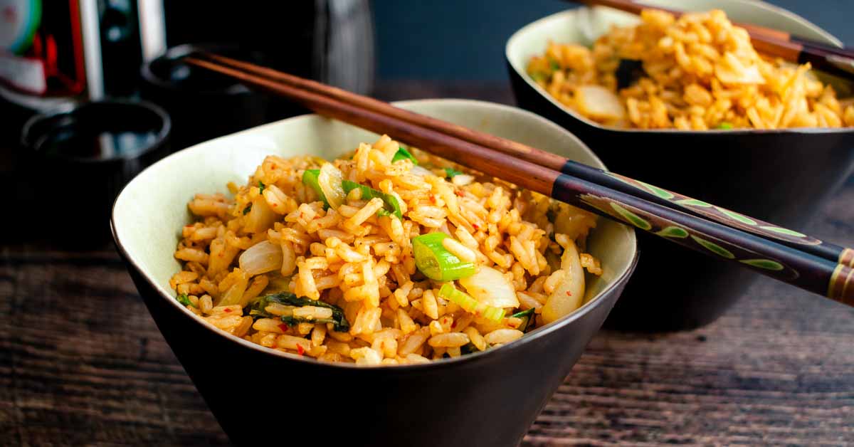 Kimchi Fried Rice - Recipe Review by The Hungry Pinner