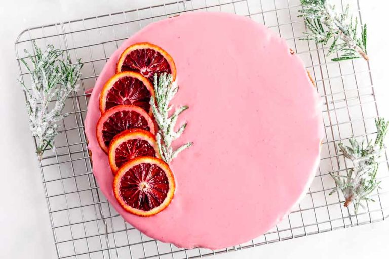 Blood Orange Cardamom Cake