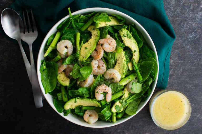 Shrimp, Asparagus and Avocado Salad