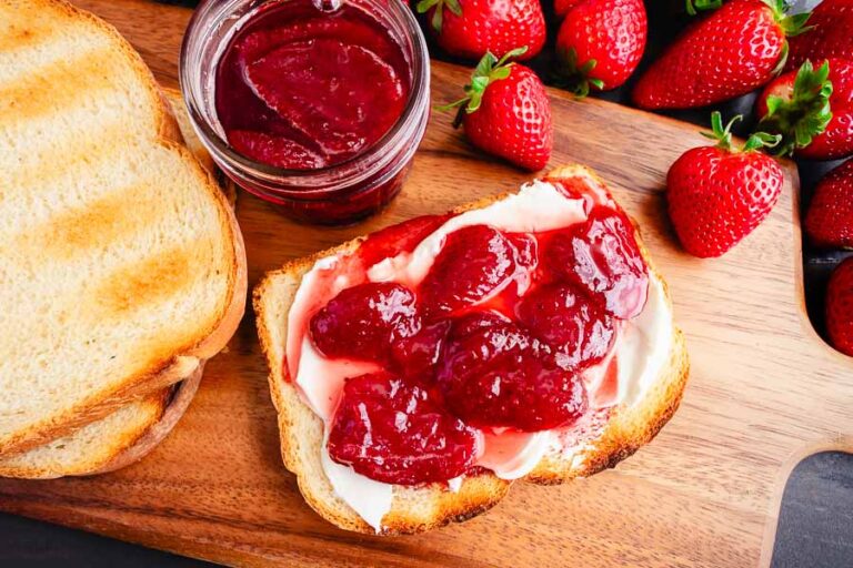 Easy Bourbon Strawberry Jam