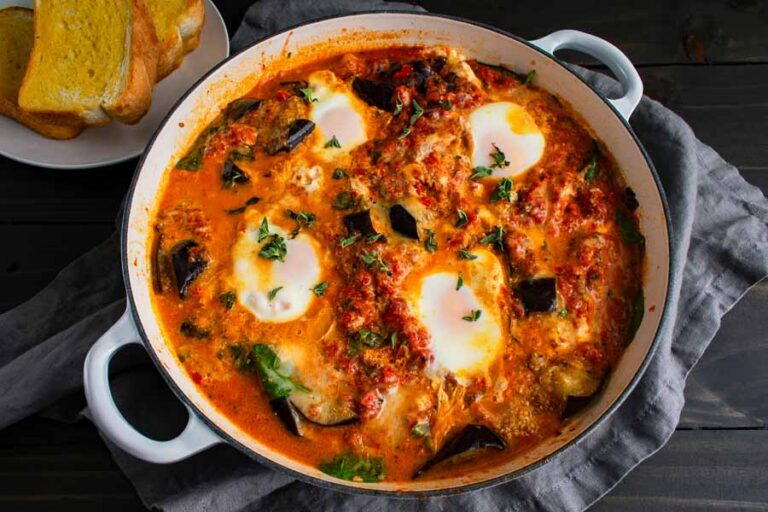 Eggplant Parmigiana Shakshuka