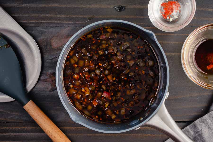 Shallot chili oil sauce