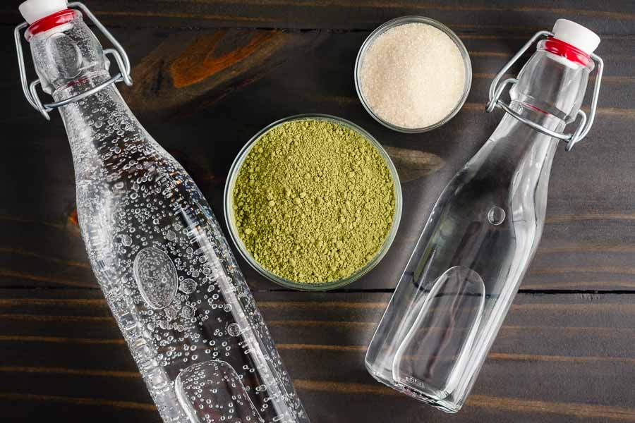 Matcha (Green Tea) Soda Ingredients